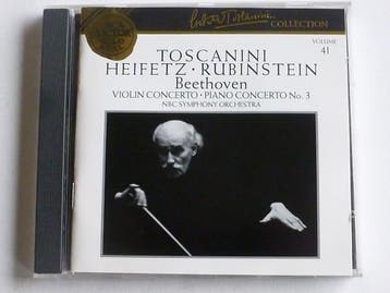 Beethoven - Violin, Piano Concerto / Toscanini, Heifetz, Rub, Ophalen of Verzenden, Zo goed als nieuw