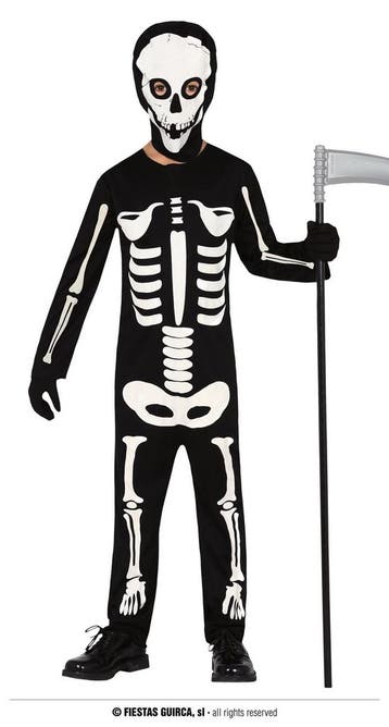 Skelet Kostuum Kind Halloween, Ophalen of Verzenden, Nieuw