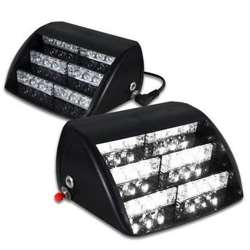 WIT 18 LED Dashboard flitser zwaailamp, Ophalen of Verzenden, Nieuw