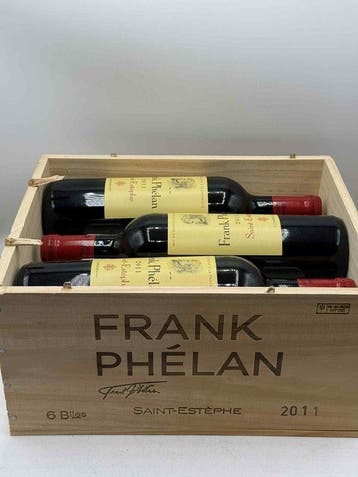 2011 Frank Phélan - Saint-Estèphe - 6 Flessen (0.75 liter), Nieuw