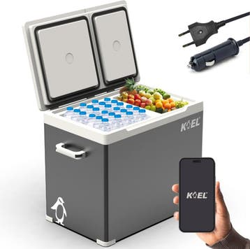 Koel Crate Dual 38 Compressor Koelbox Elektrisch 12V en 230, Caravans en Kamperen, Koelboxen, Ophalen of Verzenden, Gebruikt