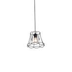 Retro hanglamp zwart 20 cm - Granny Frame, Verzenden, Nieuw, Retro