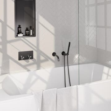 Brauer Gunmetal Carving Thermostatische Inbouw Badkraan, Doe-het-zelf en Verbouw, Sanitair, Ophalen of Verzenden, Nieuw