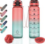 Lekro Waterfles Motivatie - Motiverende Drinkfles met, Huis en Inrichting, Keuken | Tupperware, Ophalen of Verzenden, Zo goed als nieuw
