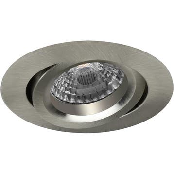 GU10 Inbouwspot Set - Mat Nikkel - Inbouw Rond - Kantelbaar, Ophalen of Verzenden, Nieuw, Overige fittingen, Plafondspot of Wandspot