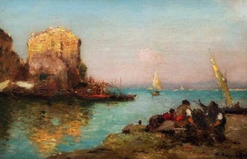 Albert Ferdinand Duprat (1882–1974) - Marina veneziana al