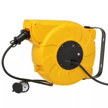 Stroomkabelhaspel autom. oprolbaar 11+2Mtr 3x1,5MM, Verzenden, Nieuw