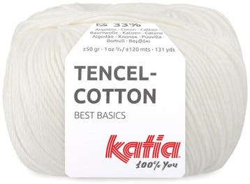 Katia Tencel-Cotton - 03 ecru - Lyocell/Katoen Garen, Ophalen of Verzenden, Nieuw
