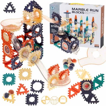 110-delige Knikkerbaan Marble Run Bouwset – 3D Bouwen –, Ophalen of Verzenden, Nieuw