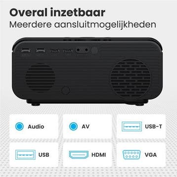 2dekans | Auronic Beamer 10.000 Lumen - 1080P Full HD, Ophalen of Verzenden, Zo goed als nieuw, Auronic