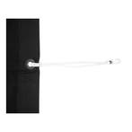 FORTEX Spanelastiek 25cm met nylon haakje Ø4mm wit, Verzenden, Nieuw