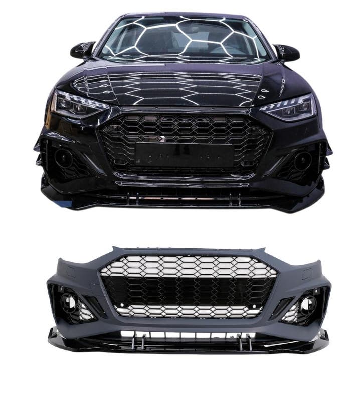 Voorbumper | Audi A4 B9 | facelift 2019- | RS4 look | comple, Auto-onderdelen, Carrosserie en Plaatwerk, Nieuw, Audi, Verzenden