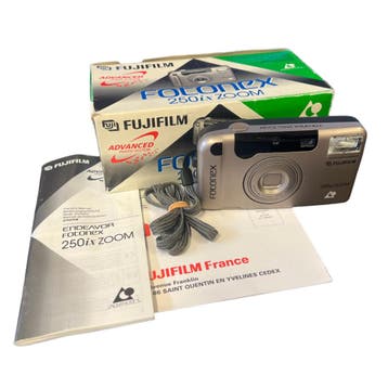 Fujifilm Fotonex 250ix Zoom APS Zoom Point and Shoot Film Ca, Audio, Tv en Foto, Fotocamera's Analoog, Verzenden, Zo goed als nieuw