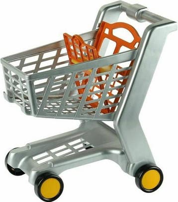 Klein Toys boodschappenwagentje - 42x35x47 cm - klapstoeltje, Ophalen of Verzenden, Zo goed als nieuw