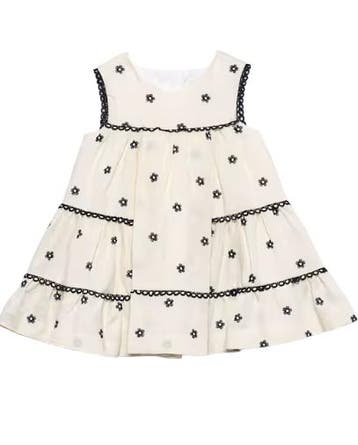 Abel & Lula Baby bloemen geborduurde jurk - 86 (12-18, Ophalen of Verzenden, Nieuw
