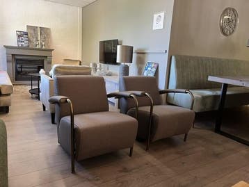 Leolux Scylla ploegstof ploegwool, Huis en Inrichting, Fauteuils, Zo goed als nieuw, Metaal, Leolux Artifort Rolf Benz Design on Stock