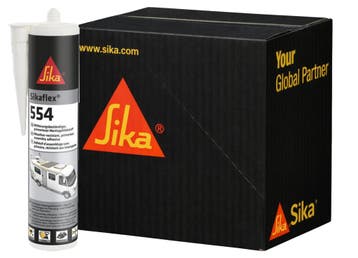 Sika Industrie Sikaflex 554 12 stuks, 300 ml, zwart, patroon, Verzenden, Nieuw