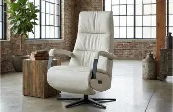 Leren relaxfauteuil Medium, Ophalen of Verzenden, Nieuw, Leer