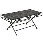vidaXL Salontafel vintage stijl inklapbaar 100x50x45 cm, Huis en Inrichting, 100 tot 150 cm, Verzenden, Nieuw, 50 tot 100 cm
