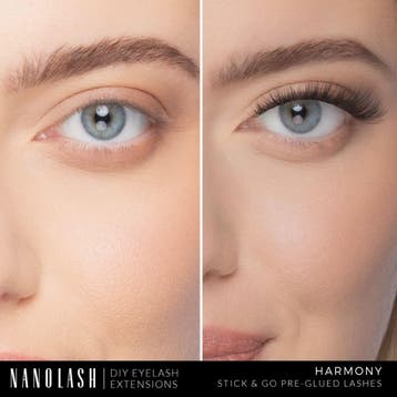 Nanolash Pre-Glued Stick & Go Lashes Harmony, Sieraden, Tassen en Uiterlijk, Uiterlijk | Cosmetica en Make-up, Ophalen of Verzenden