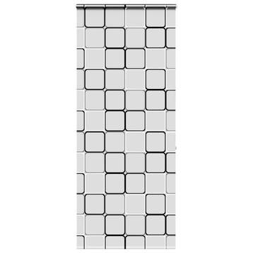 vidaXL Doucherolgordijn met cassette 100x240 cm stofbreedte, Verzenden, Nieuw