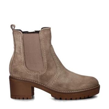 Nelson boots voor dames in het Taupe, Kleding | Dames, Overige kleuren, Verzenden, Lage of Enkellaarzen, Nieuw