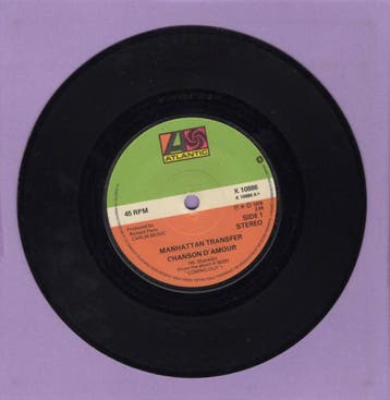 Manhattan Transfer – Chanson DAmour / Popsicle Toes (7-Vin, Ophalen of Verzenden, Nieuw in verpakking