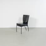 6x Montis Spica Stoel Zwart Leder - Zwart Frame, Huis en Inrichting, Stoelen, Ophalen, Nieuw, Zwart, Leer