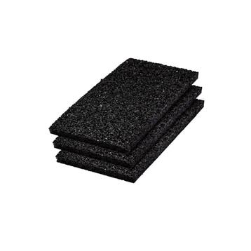 Rubber tegeldrager 200x100x10mm - per 60 stuks, Verzenden, Nieuw