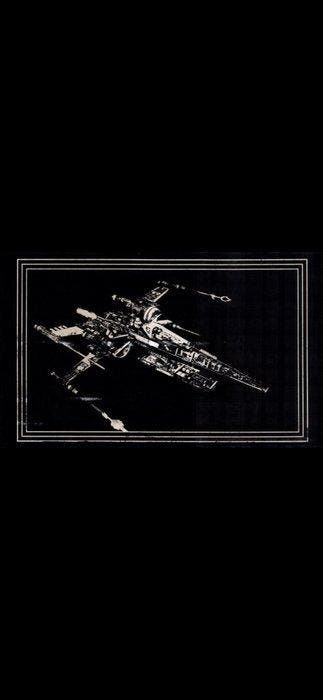 Lot of 2 - Artworks, Framed - X-Wing & AT-AT - with COA,, Verzamelen, Nieuw