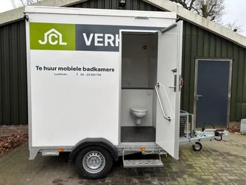 Mobiele badkamer huren? Direct beschikbaar, Ophalen of Verzenden, Nieuw, Met douche