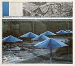Christo (after) - The Umbrellas (Japan) - Offset lithography, Antiek en Kunst