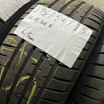 2 x Hankook Ventus S1 Evo 195-50-15 Zomerbanden 6,5mm, Gebruikt, 15 inch, Ophalen of Verzenden, Band(en)