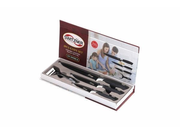 Veiling - 5x Switzner Messenset 4-delig, Huis en Inrichting, Keuken | Bestek
