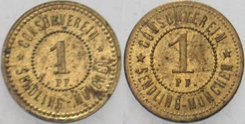1 Pfennig ohne Jahr Consumverein Sendling-muenchen, Verzenden