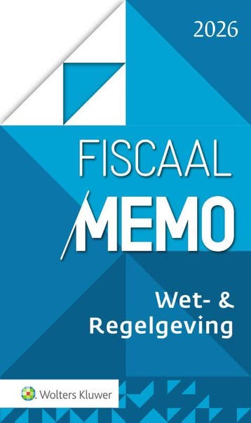 Fiscaal Memo Wet- & Regelgeving 2026 |  | Nieuw, Ophalen of Verzenden, Nieuw