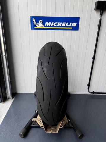 Michelin Pilot Power 2CT 180/55 ZR17 motorband, Gebruikt