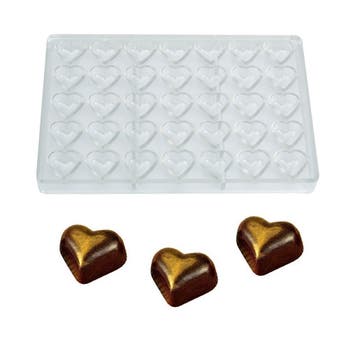 Martellato Bonbonvorm Hart Glad (35x) 35x22 mm, Verzenden, Nieuw
