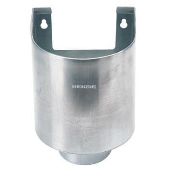 RHEINZINK Vergaarbak Mini 80 mm met uitsparing - Walsblank, Ophalen of Verzenden, Nieuw