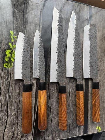 Keukenmes - Kitchen knife set - Staal - Noord Amerika -
