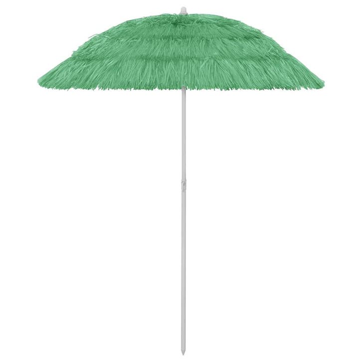 vidaXL Strandparasol Hawaï 180 cm groen, Tuin en Terras, Parasols, Strandparasol, Nieuw, 1 tot 2 meter, Verzenden