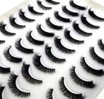 20 Paar Cat Eye Nepwimpers 3D Fluffy Volume Wimpers, Verzenden, Nieuw