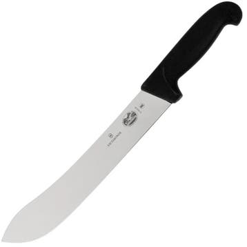 Slagersmes | RVS | Zwart | Lengte 397mm Victorinox, Verzenden, Nieuw in verpakking