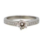 Chaumet - Ring - Frison Solitaire Platina Diamant, Nieuw