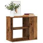 vidaXL Bijzetkast 60x30x50 cm bewerkt hout oud houtkleurig, Verzenden, Nieuw, Overige houtsoorten