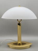 Wofi – Tischleuchte Newton – Messing & Opalglas - Lamp -