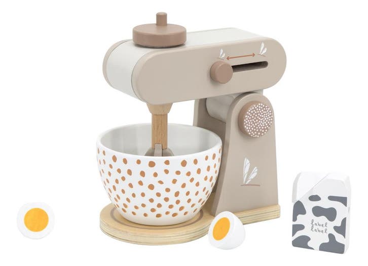 Label Label Nougat Houten Keukenmixer, Kinderen en Baby's, Speelgoed | Houten speelgoed, Nieuw, Verzenden