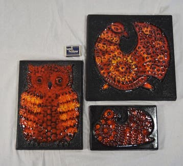 Ceramano - Wandbord (3) - Keramiek - Fat Lava