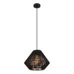Hanglamp HOUDINI 35.0 cm 1-lichts Zwart, Ophalen of Verzenden, Nieuw, Metaal, 75 cm of meer
