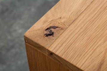 Massief tv-meubel LIVING EDGE 160cm wild eiken geolied, Ophalen of Verzenden, Nieuw